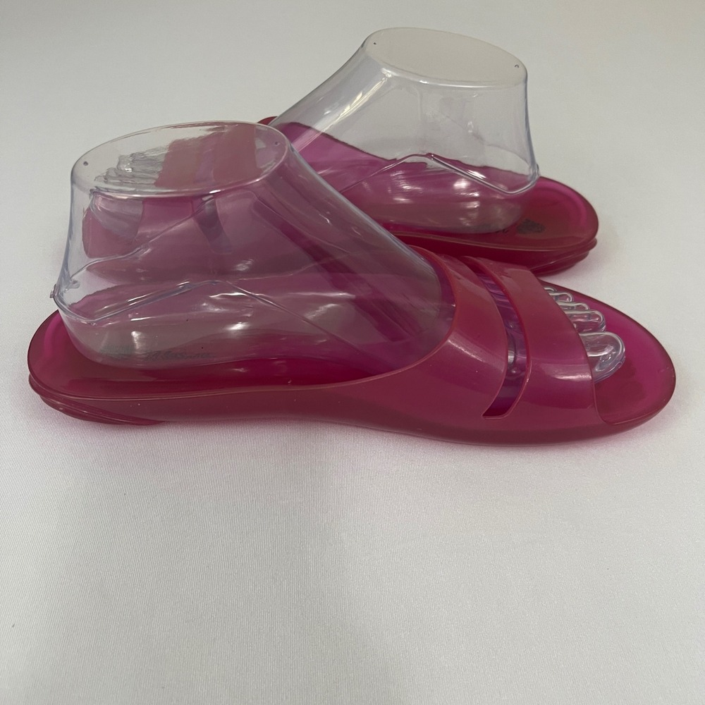 Melissa Real Jelly Slide Womens Size 7‎ Pink Slip On Sandals Shoes - Picture 8 of 11